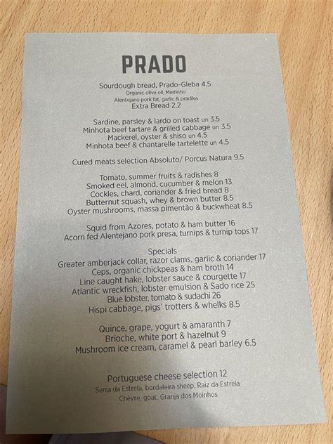 prada restaurant|prado restaurant in lisbon menu.